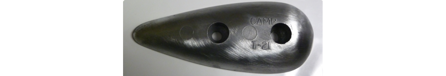 Tear Drop Zinc for Hull