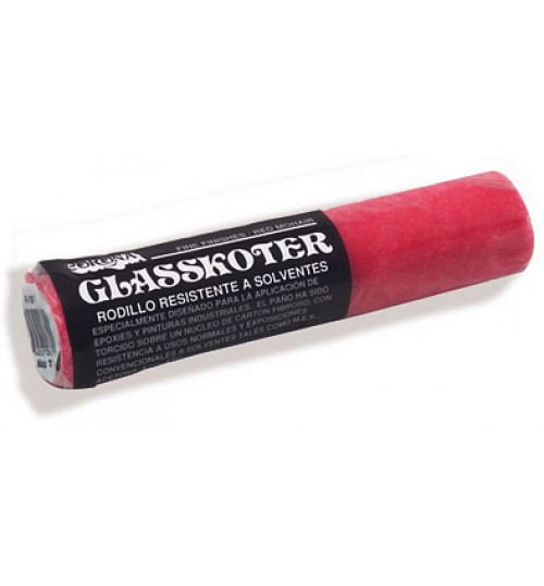 Corona Glasskoter Solvent Resistant Roller Covers,  3" wide with 1/8" Nap