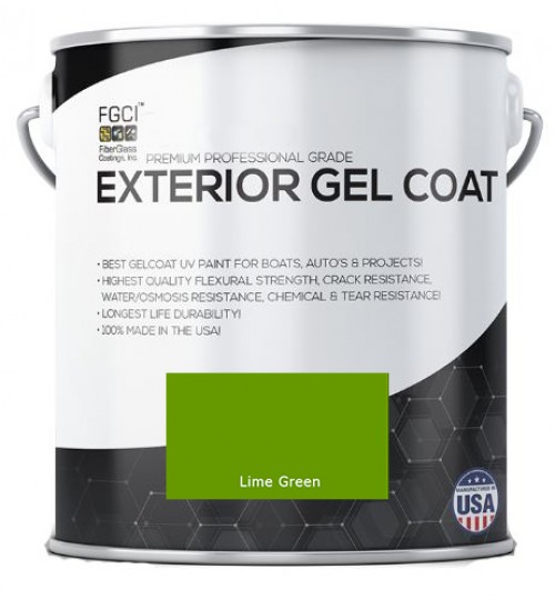 Lime Green Professional Grade Exterior Gel Coat