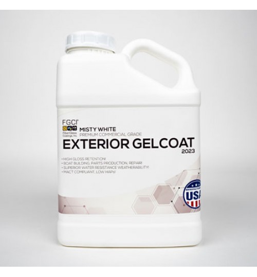Misty White Professional Grade Exterior Gel Coat