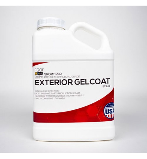 Sport Red Professional Grade Exterior Gel Coat