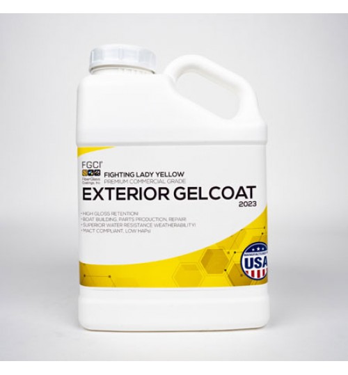 Fighting Lady Yellow Professional Grade Exterior Gel Coat