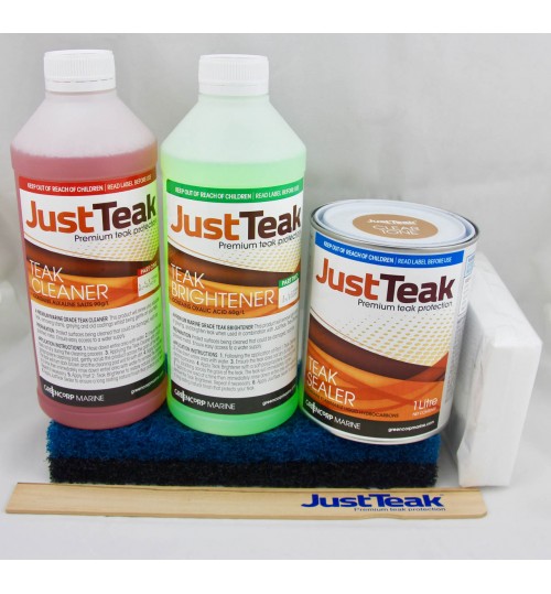 JustTeak™ Teak Sealer Small Restoration Kit