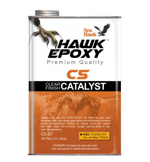 Hawk Epoxy Clear Finish Catalyst, C5-S1, .66 Pint