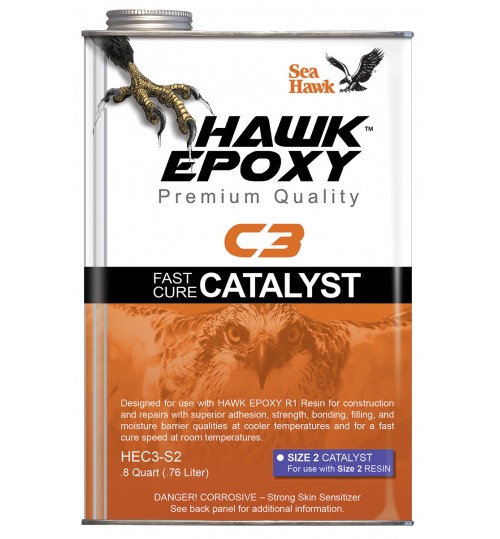 Hawk Epoxy Fast Cure Catalyst, C3-S2, .8 Quart