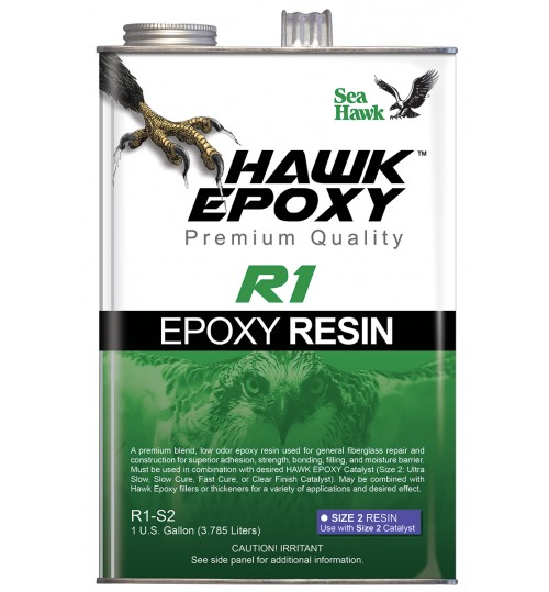 Hawk Epoxy Resin, R1-S2, Gallon