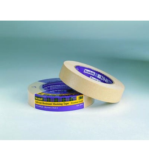 Scotch Solvent Resistant Masking Tape 2040, 1 inch