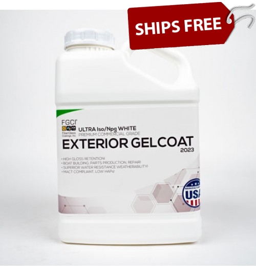 Ultra White Professional Grade Exterior Gel Coat