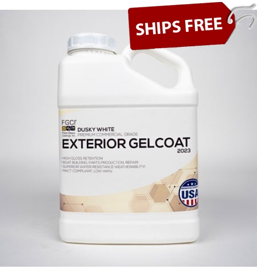 Dusky White Professional Grade Exterior Gel Coat