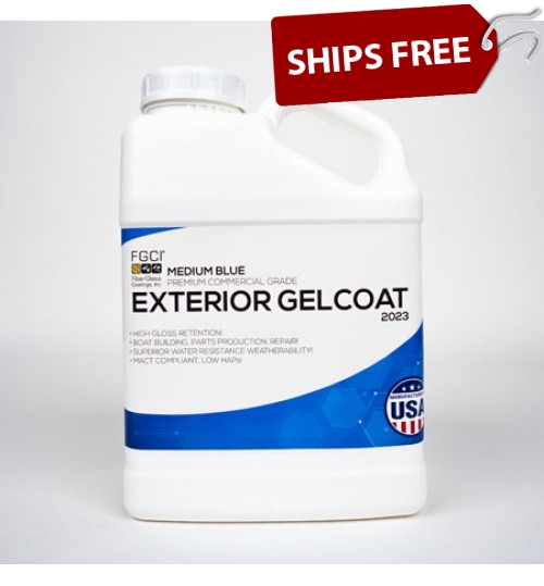 Medium Blue Professional Grade Exterior Gel Coat