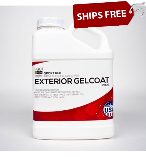 Sport Red Professional Grade Exterior Gel Coat