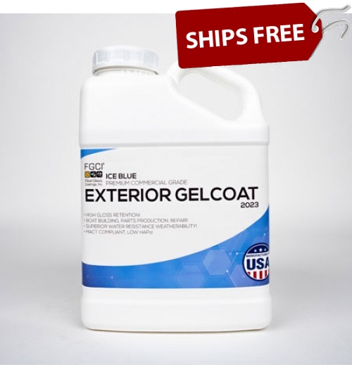 Ice Blue Professional Grade Exterior Gel Coat