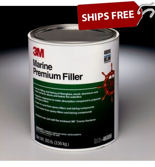 3M Marine Premium Filler, 46006, 1 Gallon