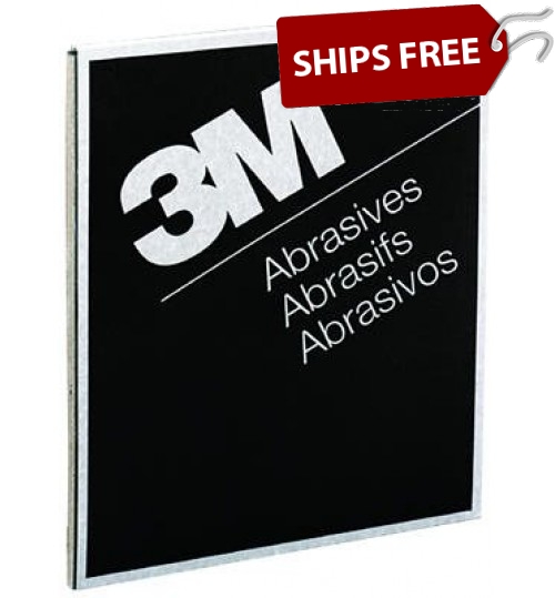 3M Wetordry Tri-M-ite Sheet, 02000, 9 x 11, 600A, 50 sheets