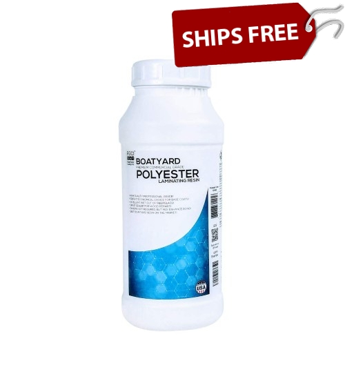 Boatyard Polyester Resin, Quart