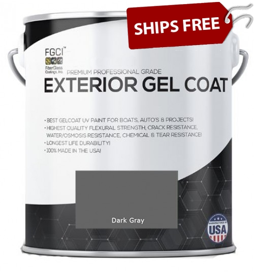 Dark Gray Professional Grade Exterior Gel Coat