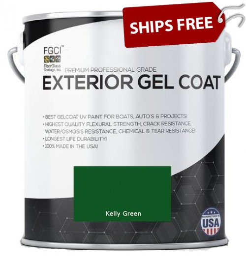Kelly Green Professional Grade Exterior Gel Coat