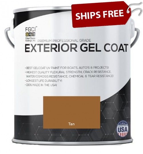 Tan Professional Grade Exterior Gel Coat