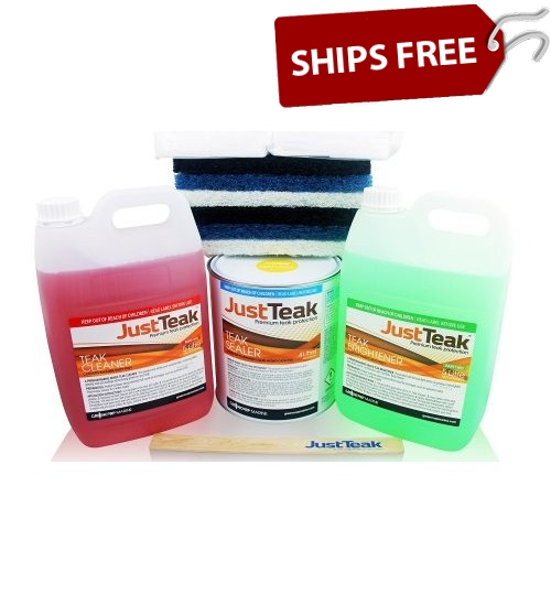 JustTeak™ Teak Sealer  Large Restoration Kit