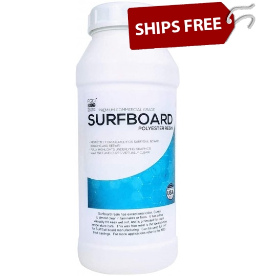 Surfboard Polyester Resin, Quart